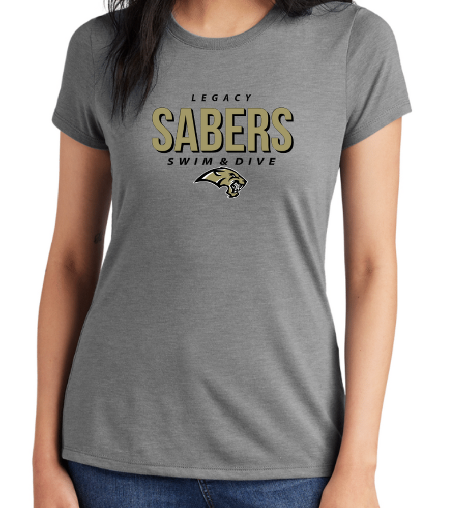 SABERS LADIES' ONLY TriBlend Short Sleeve Tee (Design 2)