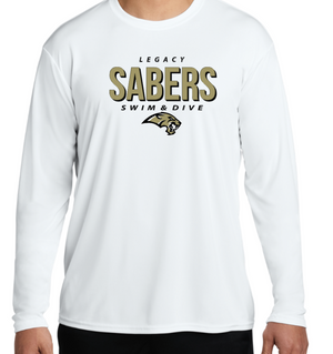 Sabers DriFit Long Sleeve Tee (Design 2)