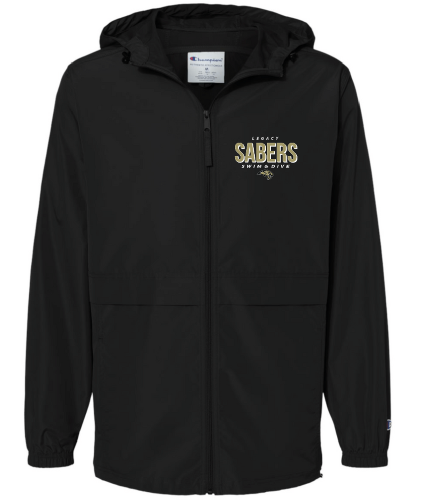 SABERS Full Zip Hooded Windbreaker (Design 2)