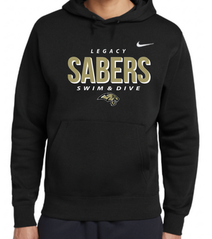 SABERS NIKE Cotton/Poly Hoodie (Design 2)