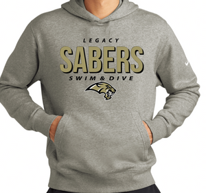 SABERS NIKE Cotton/Poly Hoodie (Design 2)