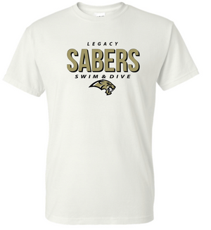 SABERS Cotton/Poly Short Sleeve Tee (Design 2)