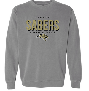 SABERS Garment Dyed Crewneck (Design 2)