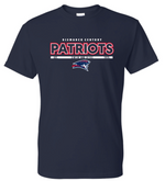 PATRIOTS Cotton/Poly Short Sleeve Tee