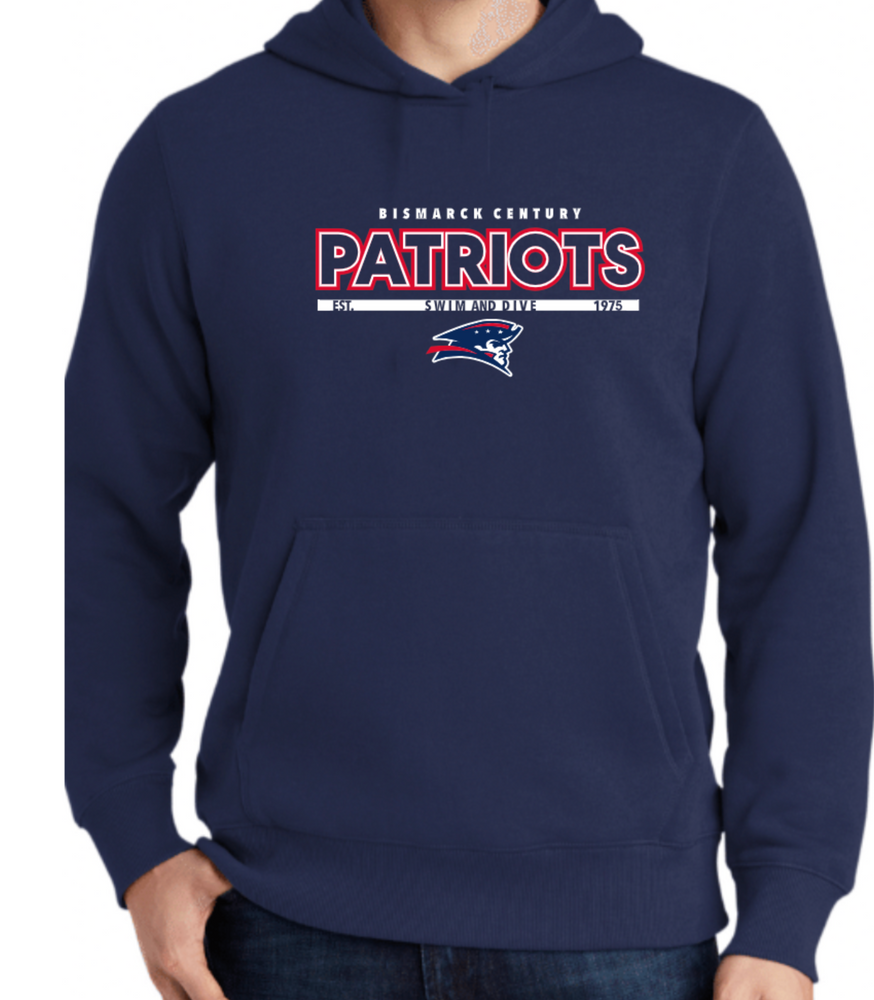 PATRIOTS' 65/35 Cotton/Poly Hoodie