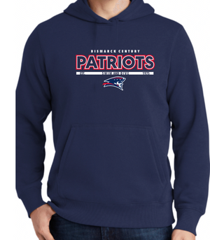 PATRIOTS' 65/35 Cotton/Poly Hoodie