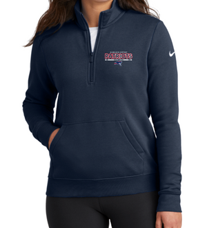 PATRIOTS' NIKE LADIES' ONLY 1/2 ZIP FLEECE