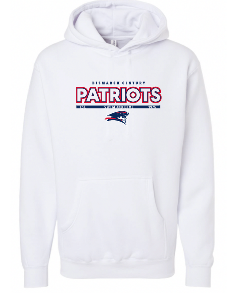 PATRIOTS' 65/35 Cotton/Poly Hoodie