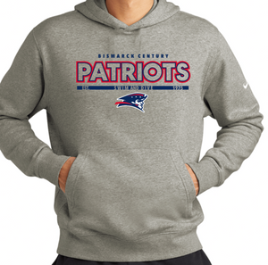 PATRIOTS' NIKE Cotton/Poly Hoodie