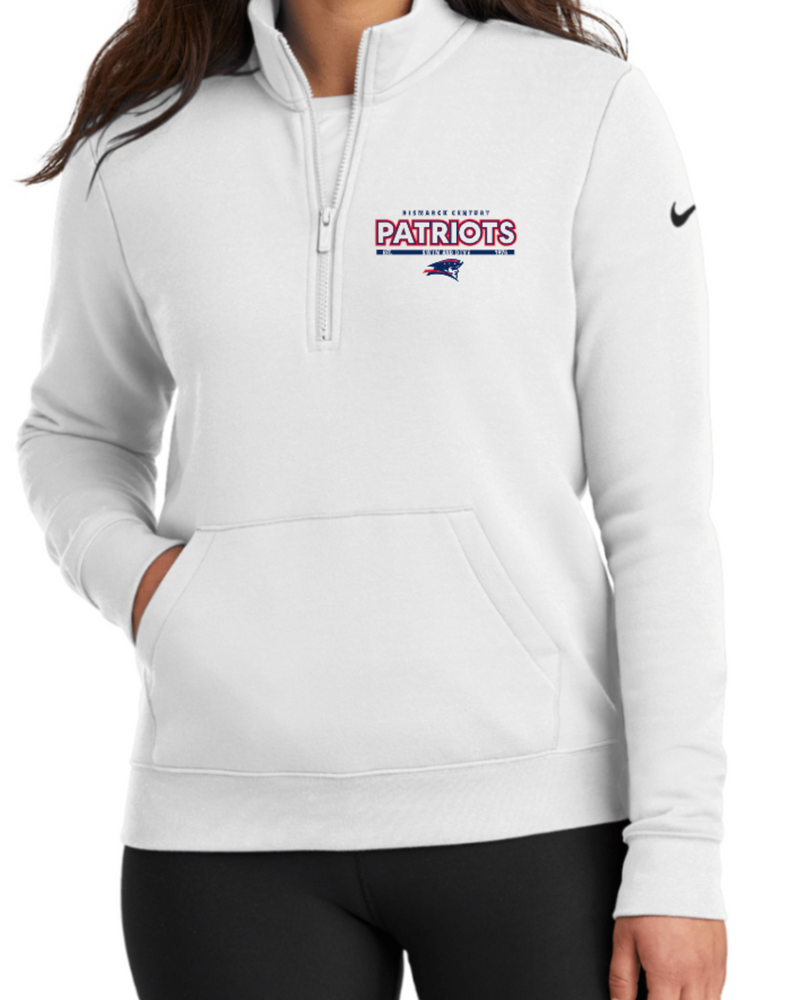 PATRIOTS' NIKE LADIES' ONLY 1/2 ZIP FLEECE