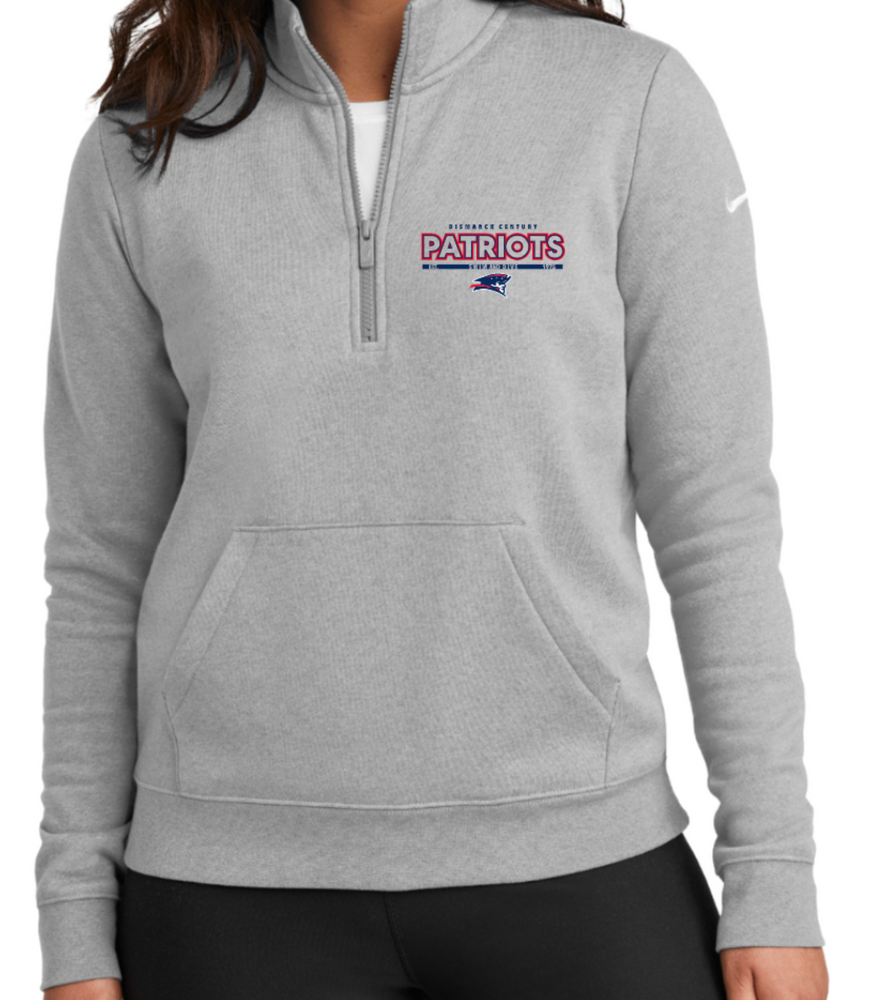 PATRIOTS' NIKE LADIES' ONLY 1/2 ZIP FLEECE