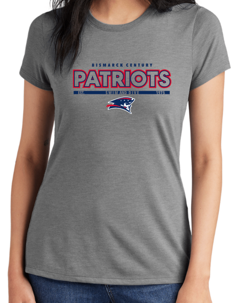 PATRIOTS'  LADIES' ONLY TriBlend Short Sleeve Tee