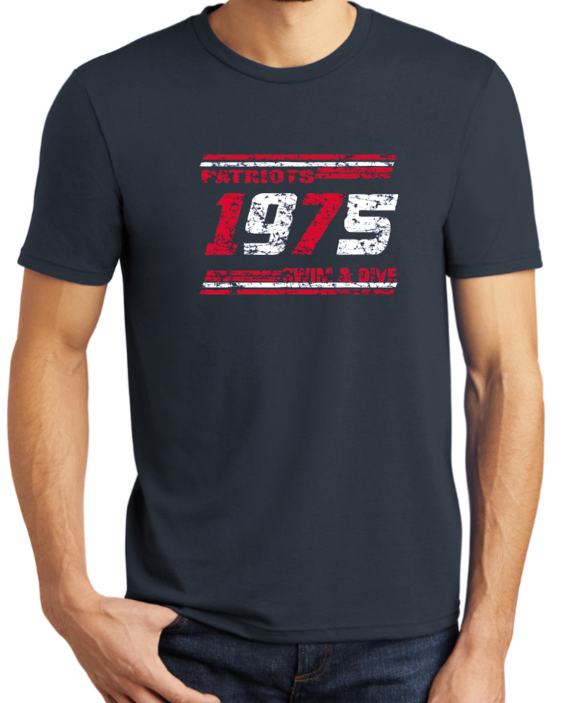 PATRIOTS TriBlend Short Sleeve Tee (Distressed Design)