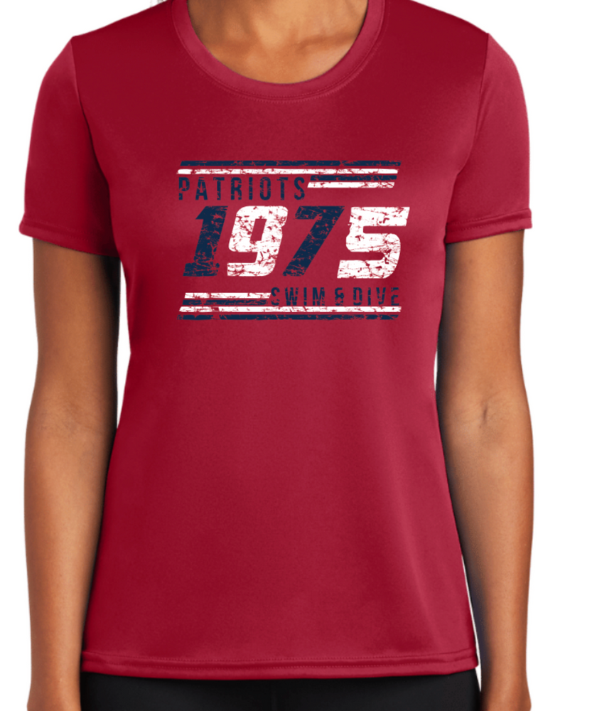 PATRIOTS' LADIES' ONLY DRIFIT Short Sleeve Tee (Distressed Design)