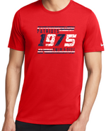 PATRIOTS' NIKE  DriFit Cotton/Poly Short Sleeve Tee (Distressed Design)