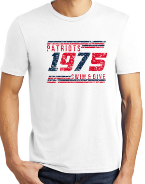 PATRIOTS TriBlend Short Sleeve Tee (Distressed Design)