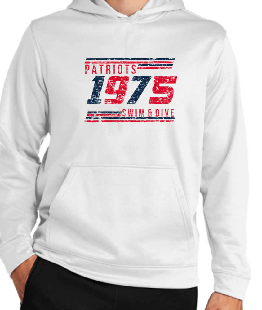 PATRIOTS' DRIFIT Fleece Hoodie (Distressed Design)