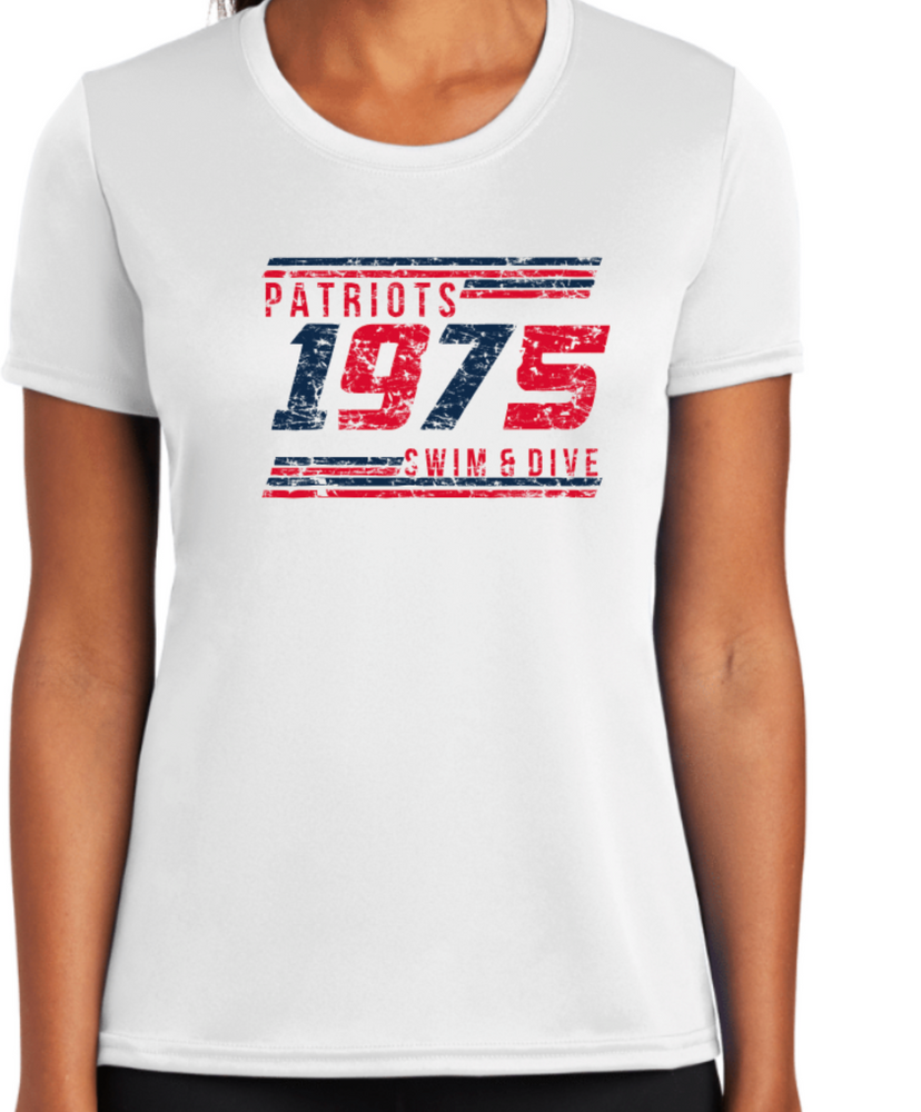 PATRIOTS' LADIES' ONLY DRIFIT Short Sleeve Tee (Distressed Design)