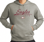 EAGLES  NIKE Cotton/Poly Hoodie (Design 2 DISTRESSED)