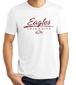 EAGLES TriBlend Short Sleeve Tee (Design 2 DISTRESSED)