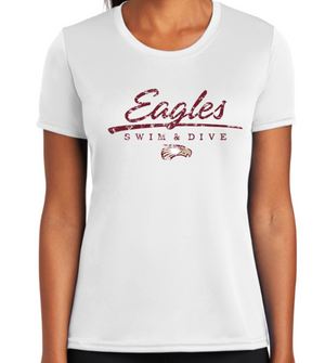 EAGLES LADIES' ONLY DRIFIT Short Sleeve Tee (Design 2 DISTRESSED)