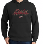 Eagles 65/35 Cotton/Poly Hoodie (Design 2 DISTRESSED)