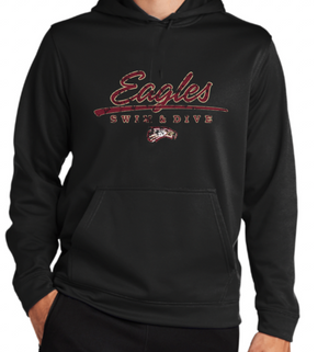 Eagles DRIFIT Fleece Hoodie (Design 2 DISTRESSED)