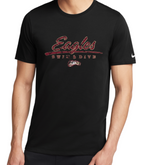 EAGLES NIKE  DriFit Cotton/Poly Short Sleeve Tee (Design 2 DISTRESSED)