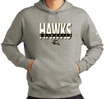 HAWKS NIKE Cotton/Poly Hoodie (Design 1)