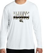 HAWKS DriFit Long Sleeve Tee (Design 1)