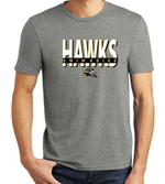 HAWKS TriBlend Short Sleeve Tee (Design 1)