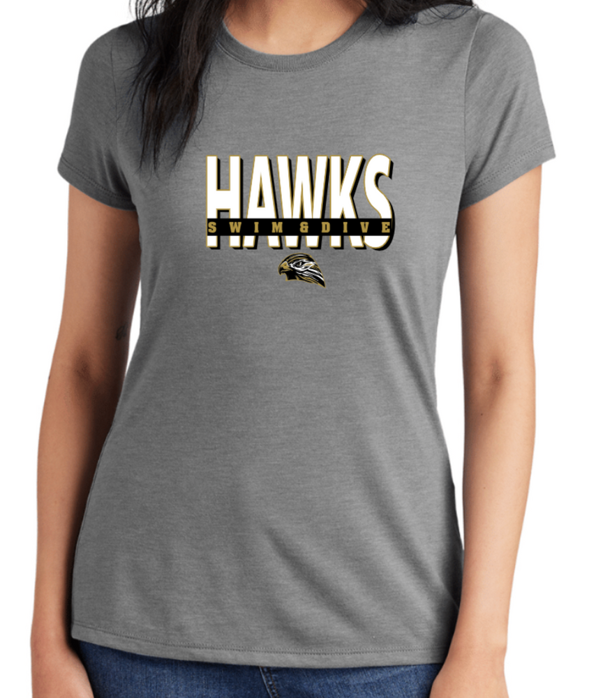 HAWKS LADIES' ONLY DRIFIT Short Sleeve Tee (Design 1)