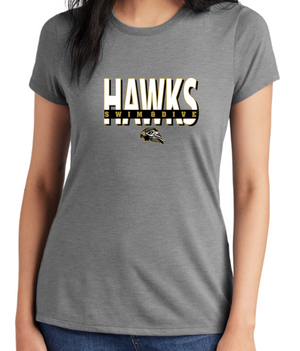 HAWKS LADIES' ONLY DRIFIT Short Sleeve Tee (Design 1)