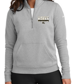 HAWKS NIKE LADIES' ONLY 1/2 ZIP FLEECE (Design 1)