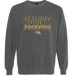 HAWKS Garment Dyed Crewneck (Design 1)