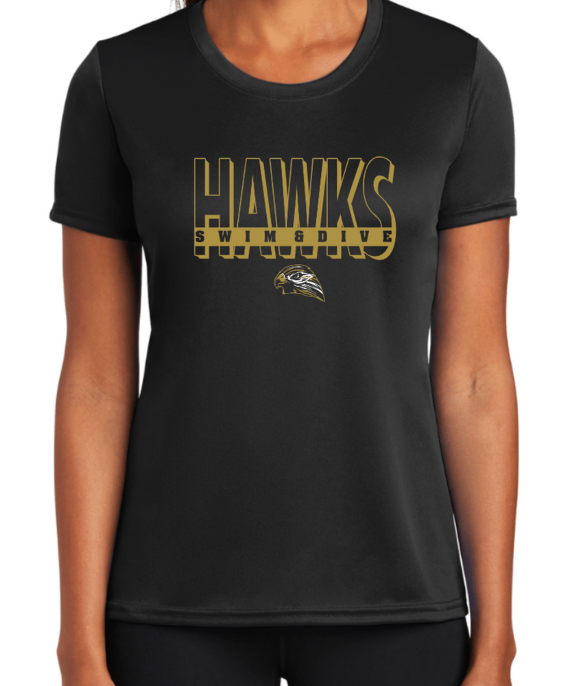 HAWKS LADIES' ONLY DRIFIT Short Sleeve Tee (Design 1)