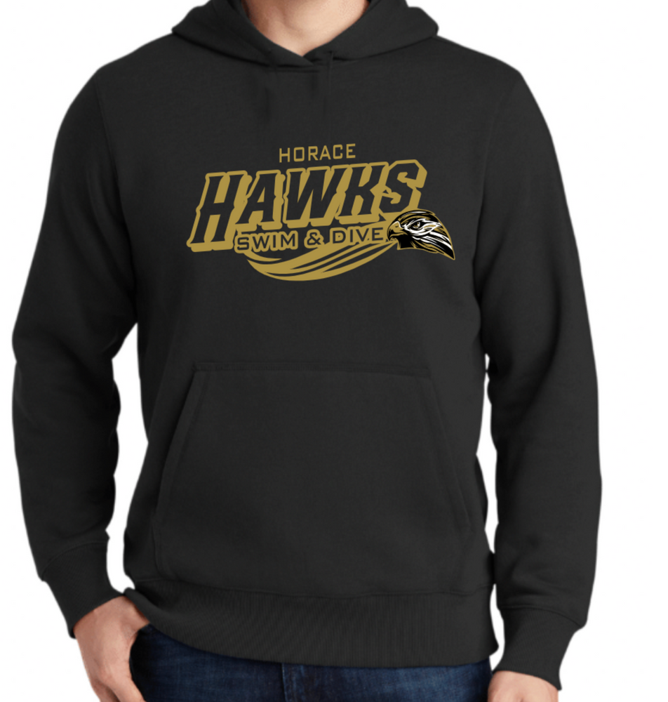 HAWKS  65/35 Cotton/Poly Hoodie (Design 2)