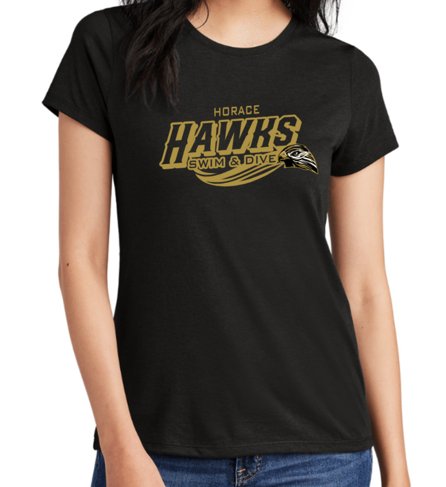 HAWKS LADIES' ONLY DRIFIT Short Sleeve Tee (Design 2)