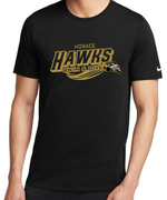 HAWKS NIKE  DriFit Cotton/Poly Short Sleeve Tee (Design 2)