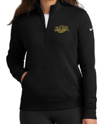 HAWKS NIKE LADIES' ONLY 1/2 ZIP FLEECE (Design 2)