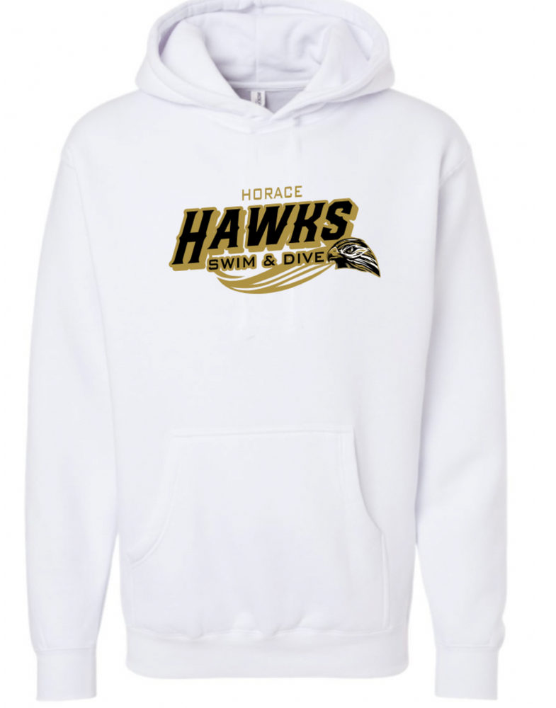 HAWKS 65 35 Cotton Poly Hoodie Design 2