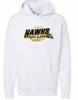 HAWKS  65/35 Cotton/Poly Hoodie (Design 2)