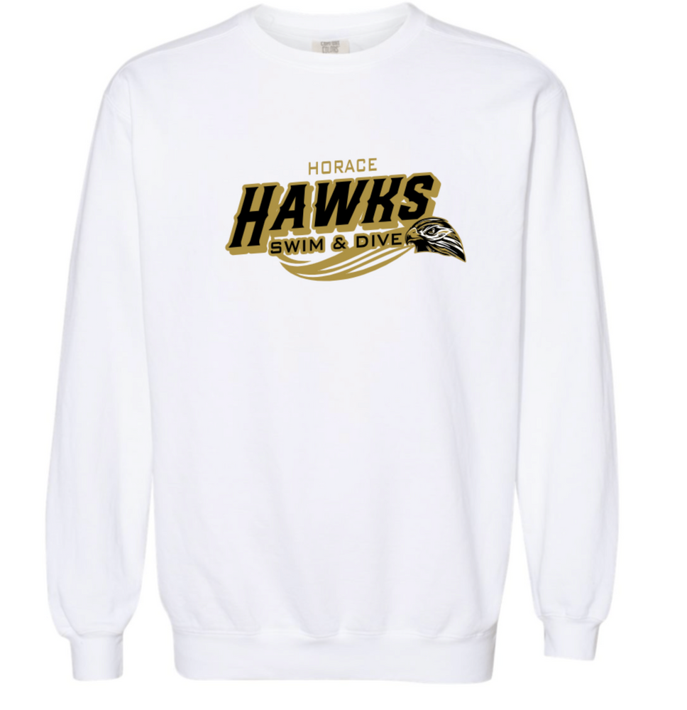 HAWKS Garment Dyed Crewneck (Design 2)