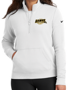 HAWKS NIKE LADIES' ONLY 1/2 ZIP FLEECE (Design 2)