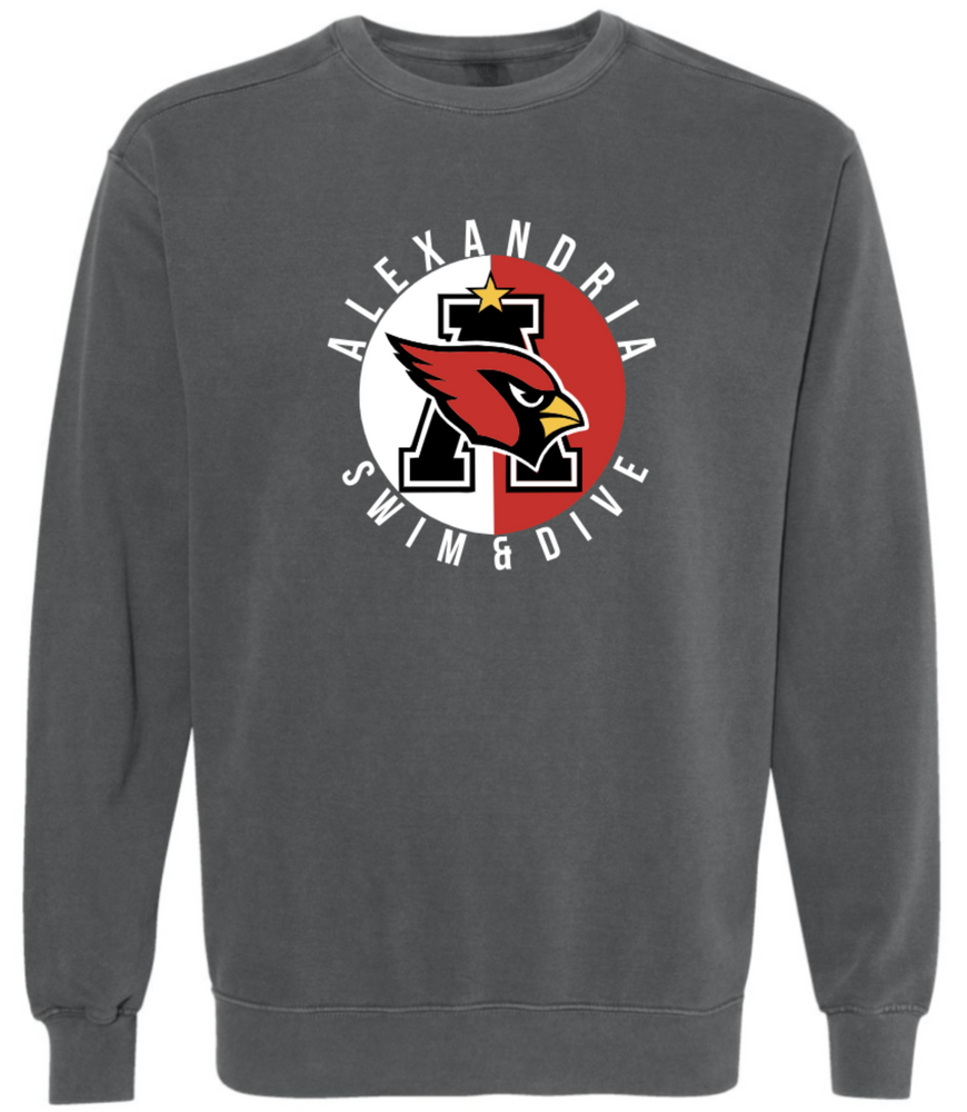 CARDINALS Garment Dyed Crewneck (Design 2)