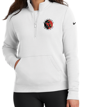 CARDINALS NIKE LADIES' ONLY 1/2 ZIP FLEECE (Design 2)