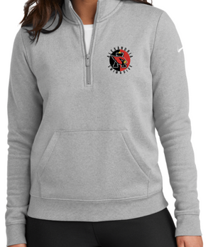 CARDINALS NIKE LADIES' ONLY 1/2 ZIP FLEECE (Design 2)