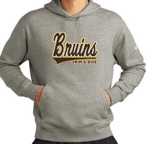 BRUINS  NIKE Cotton/Poly Hoodie (Design 1)