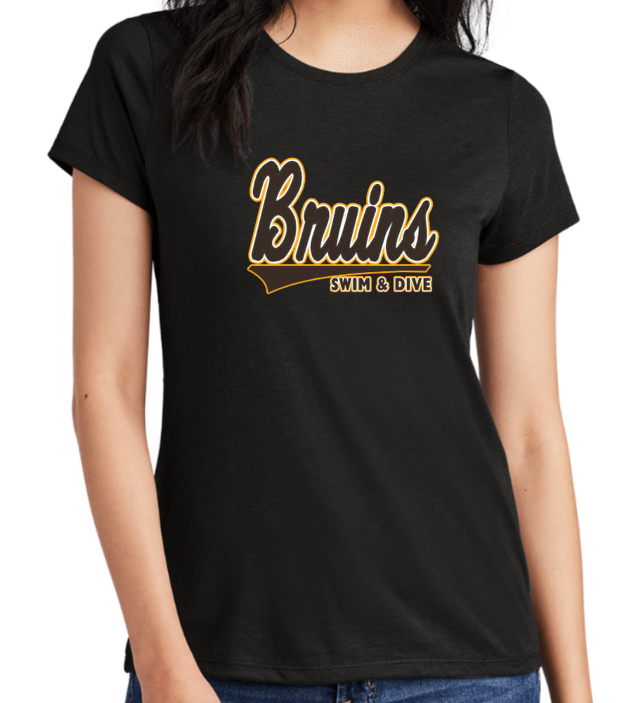 Bruins LADIES' ONLY TriBlend Short Sleeve Tee (Design 1)