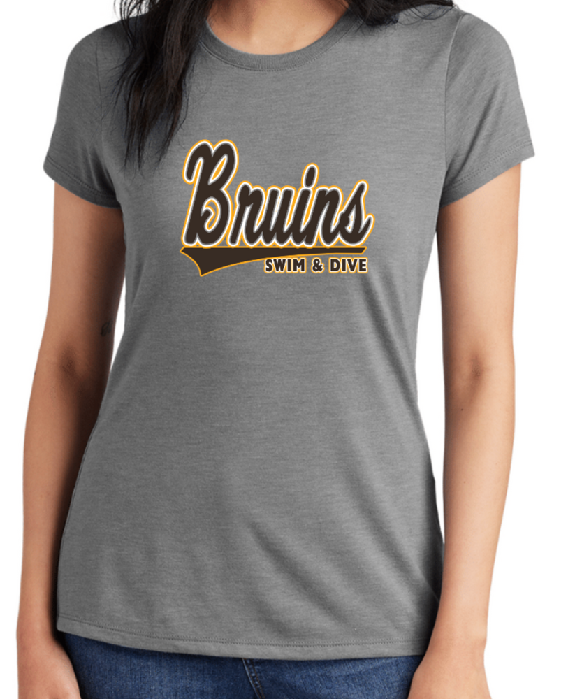 Bruins LADIES' ONLY TriBlend Short Sleeve Tee (Design 1)